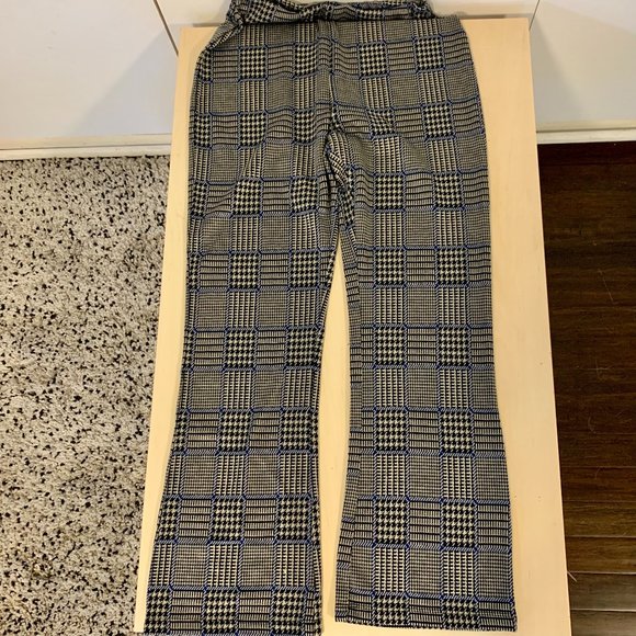 Urban Outfitters Pants - Urban Outfitters plaid stretch bell-bottom pants